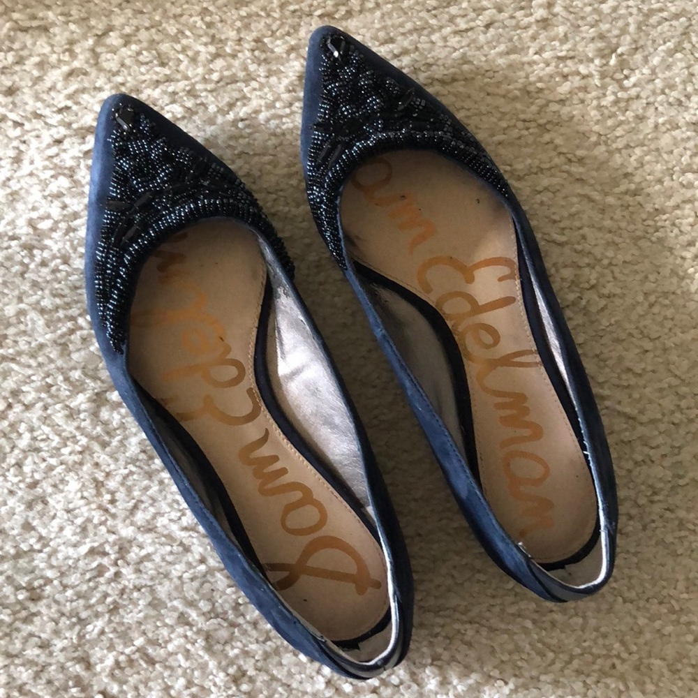 Sam Edelman Navy Flats